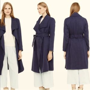 Club Monaco Trench Coat Navy Size S/P
